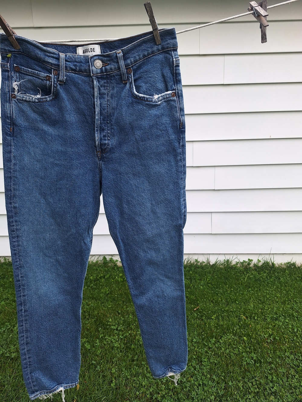 AGOLDE Women's Blue Vintage High-Rise Jeans. Size 26"